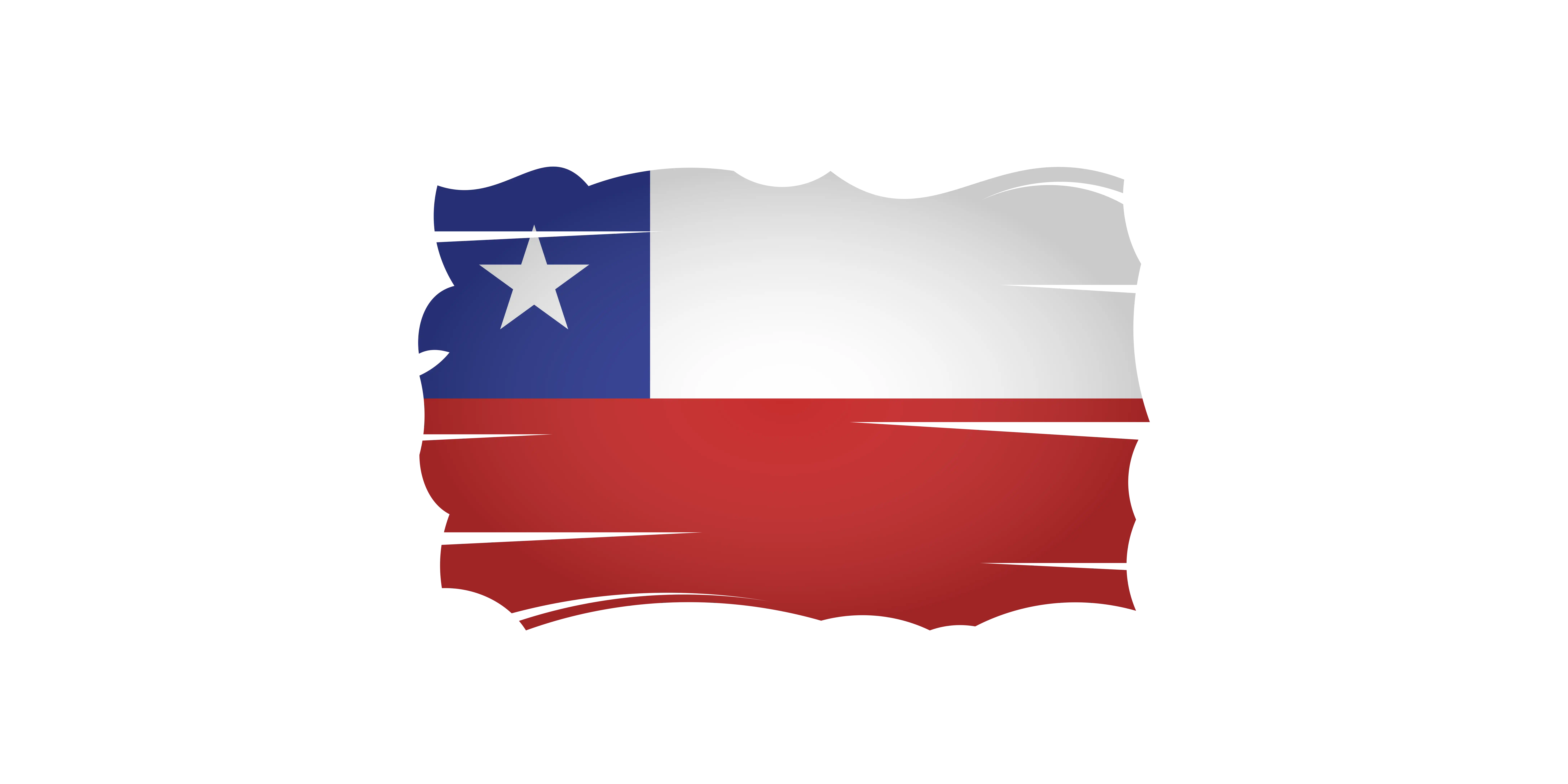 A vector image of Chilean flag
